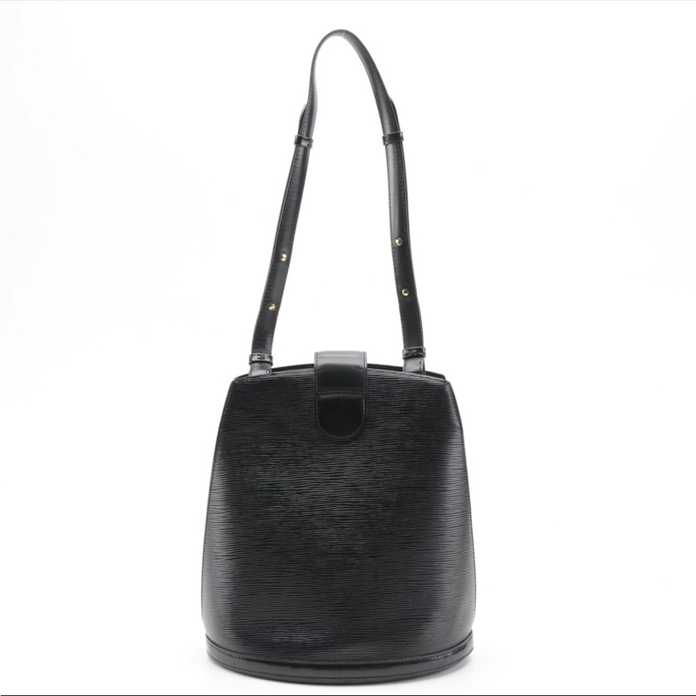 Louis Vuitton Cluny Bag in Black EPI Leather and Smooth Leather Trim - Picture 5 of 16
